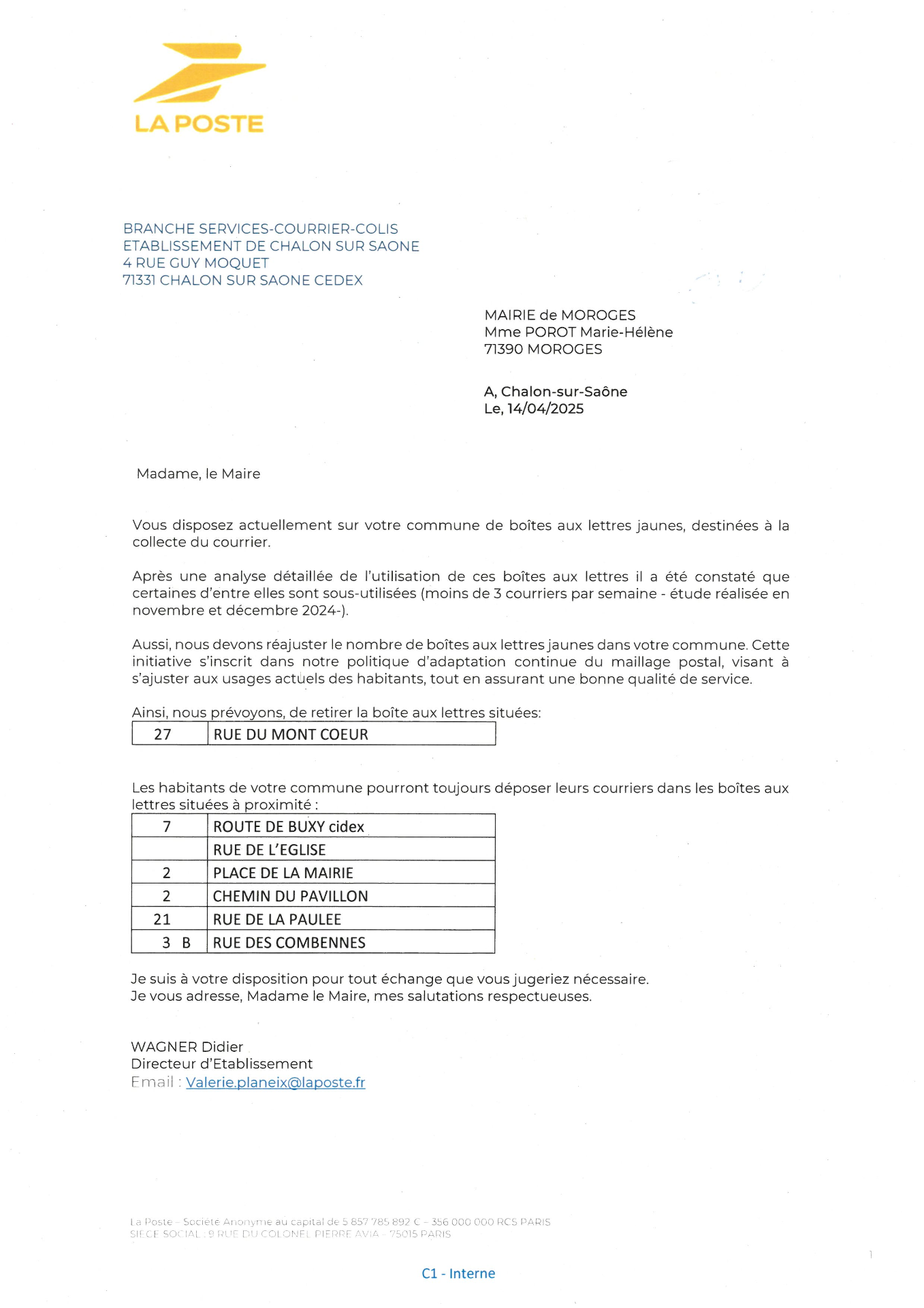 Boite jaunes 
